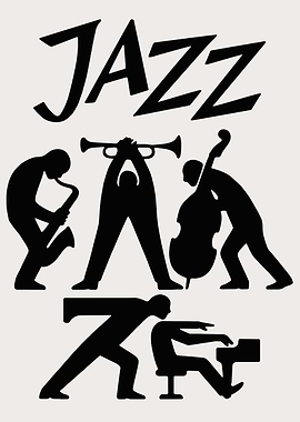 Jazz Band Silhouette