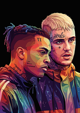 XXXTentacion and Lil Peep Portrait
