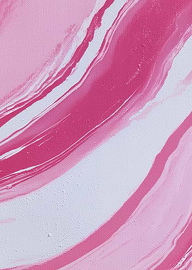 Abstract Pink and White Swirls