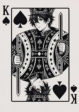 King of Spades Anime Card