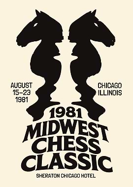 1981 Midwest Chess Classic Poster