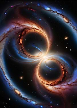 Interacting Galaxies in Deep Space