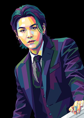 Suga Pop Art Portrait