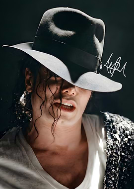 Michael Jackson in Fedora and Sequin Jacket