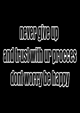 Inspirational text on black background