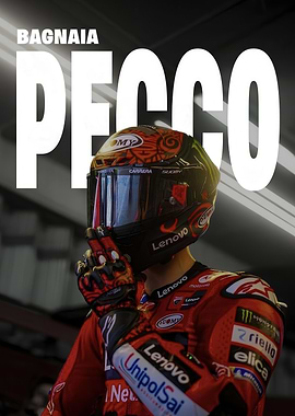 Pecco Bagnaia Motorcycle Racer