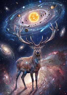 Cosmic Deer in Solar System