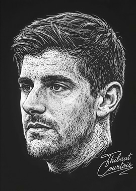Thibaut Courtois Portrait