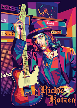 Richie Kotzen Pop Art Portrait