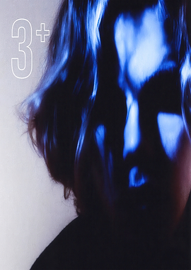 3+ Abstract Blue Portrait