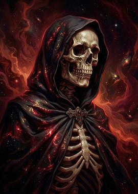Grim Reaper in Cosmic Robes