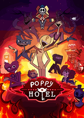Poppy Hotel Characters Poster