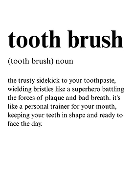 Tooth Brush Dentist Office Hygienist Definition