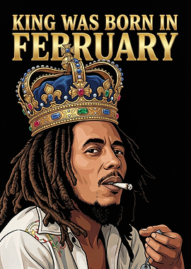 Bob Marley King February Birthday