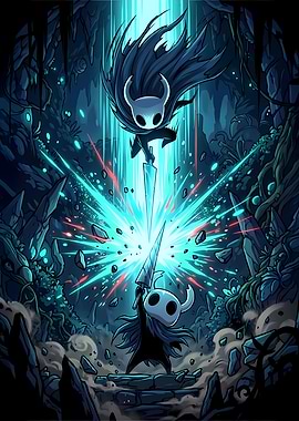 Hollow Knight Characters Clash Swords