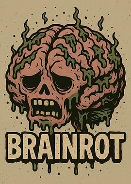 Brain Rot Skull