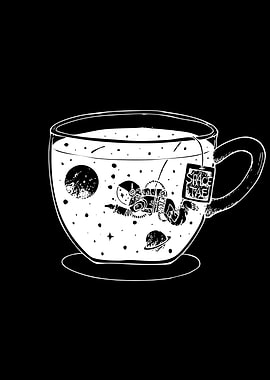 Astronaut in a Space Tea Cup