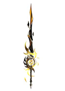 Fantasy Sword with Fiery Aura