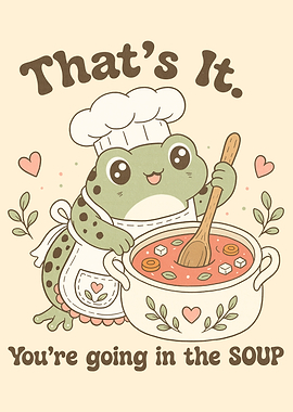 Frog Chef in Soup