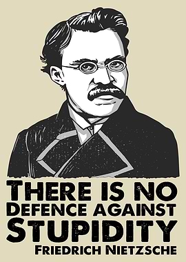 Friedrich Nietzsche quote poster