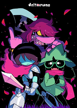 Deltarune Characters with Scythe