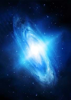 Blue Spiral Galaxy