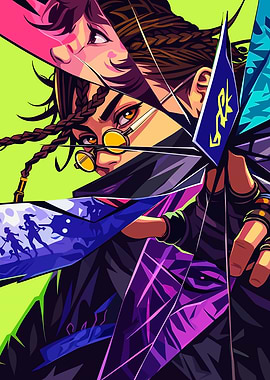Anime Character with Yellow Glasses
