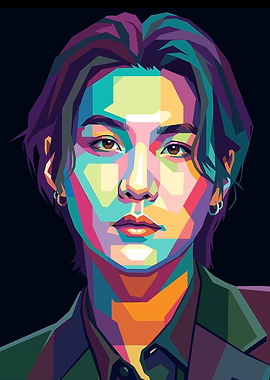 Suga Pop Art Portrait