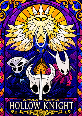 Hollow Knight Stained Glass Art