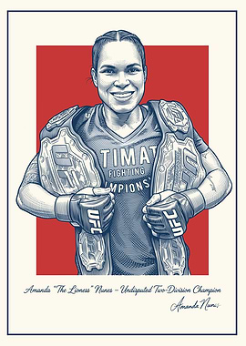 Amanda Nunes Champion Portrait