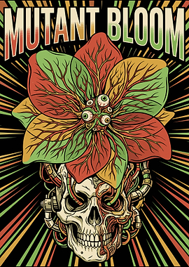 Mutant Bloom Skull Flower