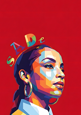 Sade Pop Art Portrait