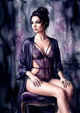 Muse in Chiaroscuro