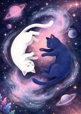 Cosmic Cats in Nebula