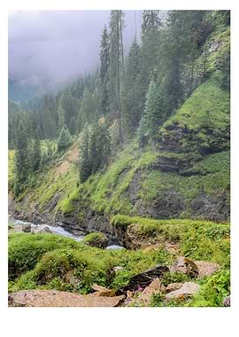 Misty Mountain River Gorge