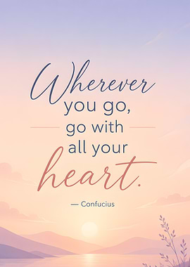 Confucius quote about heart