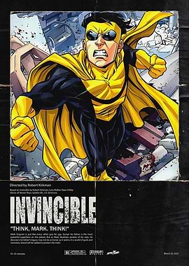 Invincible Comic Book Poster