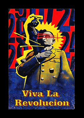 Viva La Revolucion Pop Art Poster