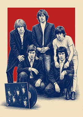 The Rolling Stones Vintage Poster