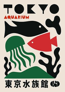Tokyo Aquarium Poster