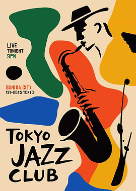 Tokyo Jazz Club Poster