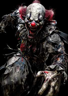 Terrifying Evil Clown Monster