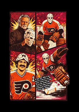 Hockey Legends Comic Panel