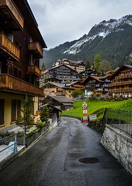 Alpine Village Street Scene