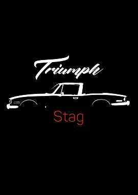 Triumph Stag Car Silhouette