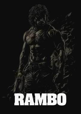 Rambo Movie Poster Art