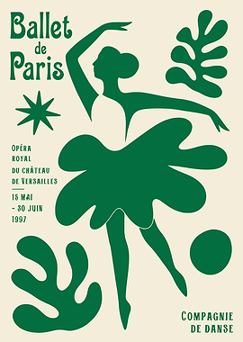 Paris Ballet Wall Art