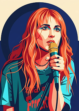 Hayley Williams Pop Art Portrait