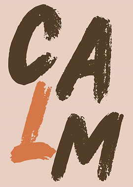 Calm text art
