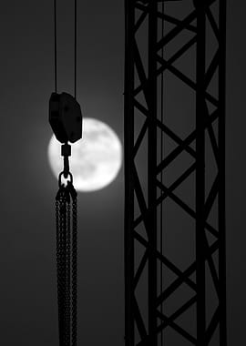 Crane Hook and Moon